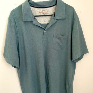 Size xl /eg blue-green weatherproof polo shirt